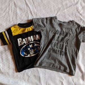 Two 2T Short sleeve Shirts